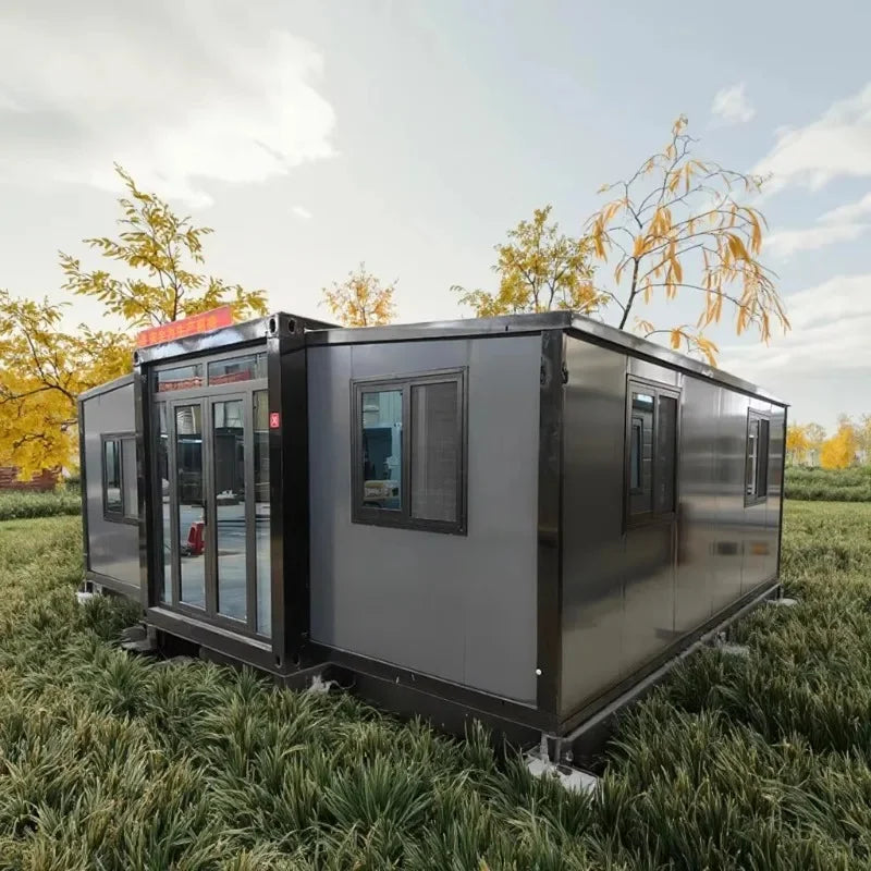 Expandable Collapsible Container Home with Bathroom (2/3/4 BR)