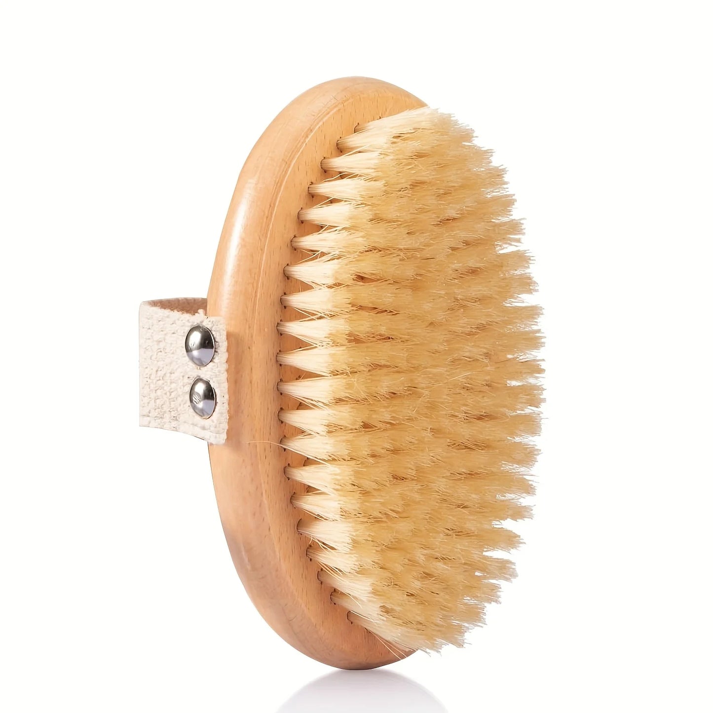 Natural Bristle Dry Body Brush for Lymphatic Massage