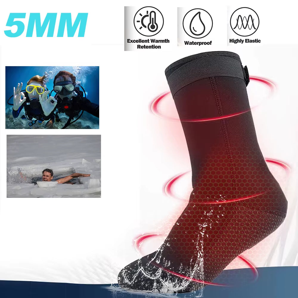 5Mm Neoprene Ice Bath & Water Therapy Socks