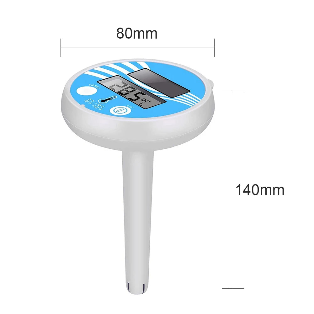 Floating Solar Digital Thermometer for Cold Plunge & Spa