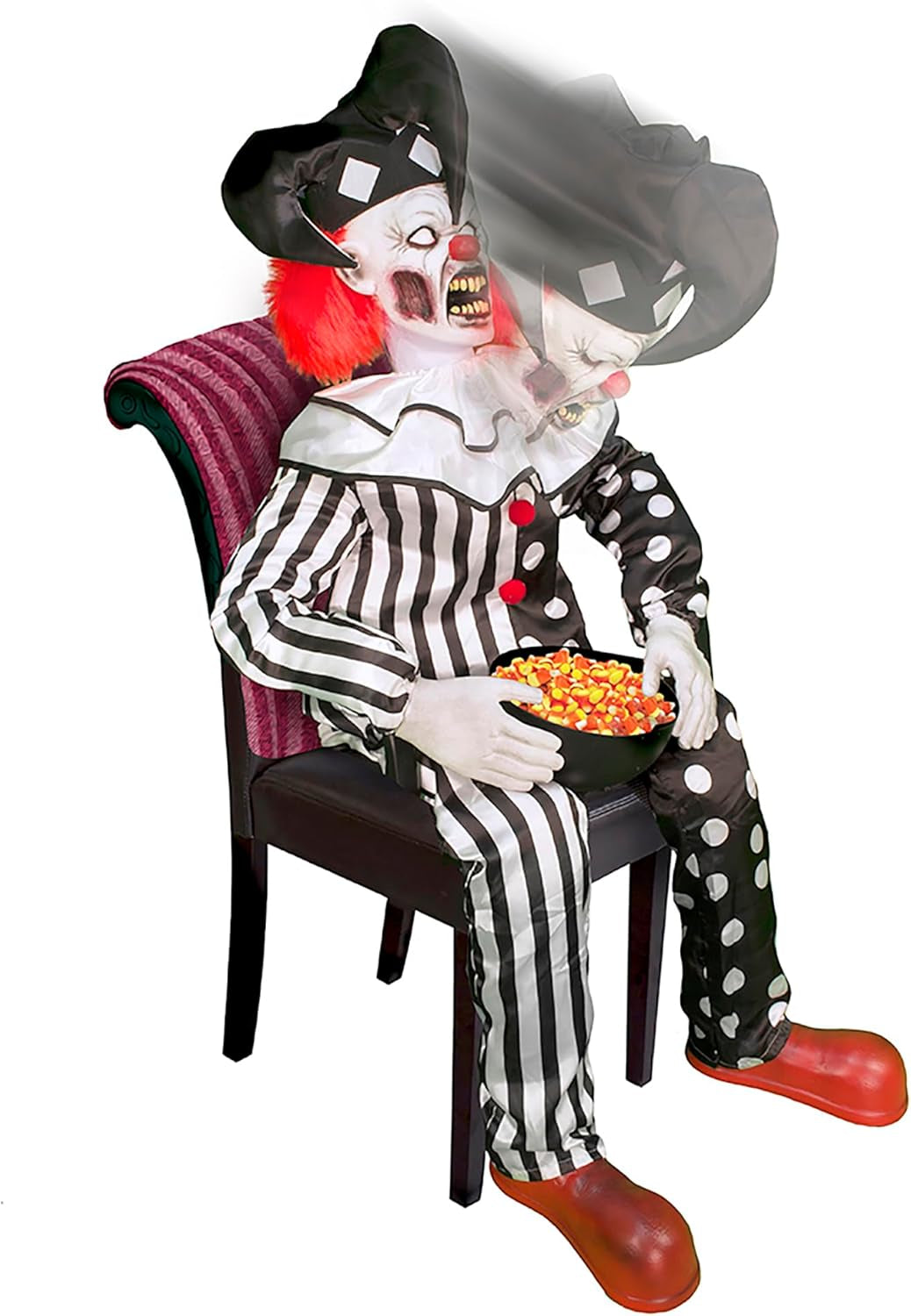 7Ft Soul Sucker Demon Reaper Animatronic — Motion-Activated Talking Halloween Prop