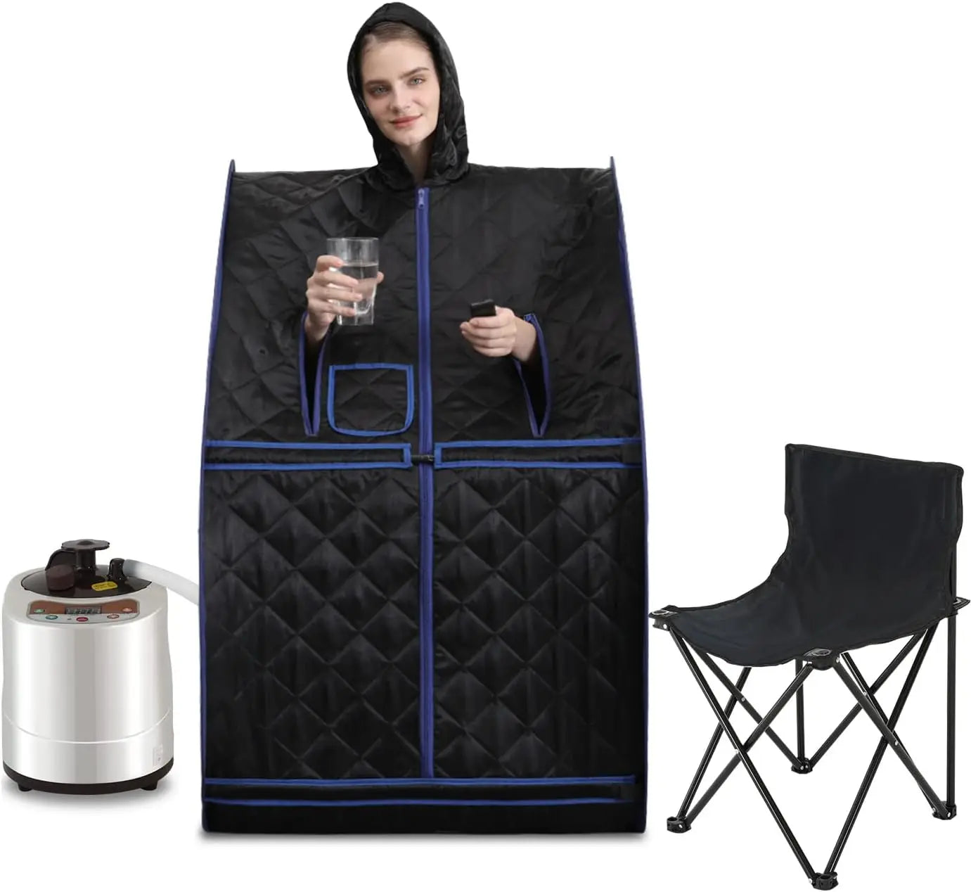 Portable Personal Steam Sauna Tent with Steamer