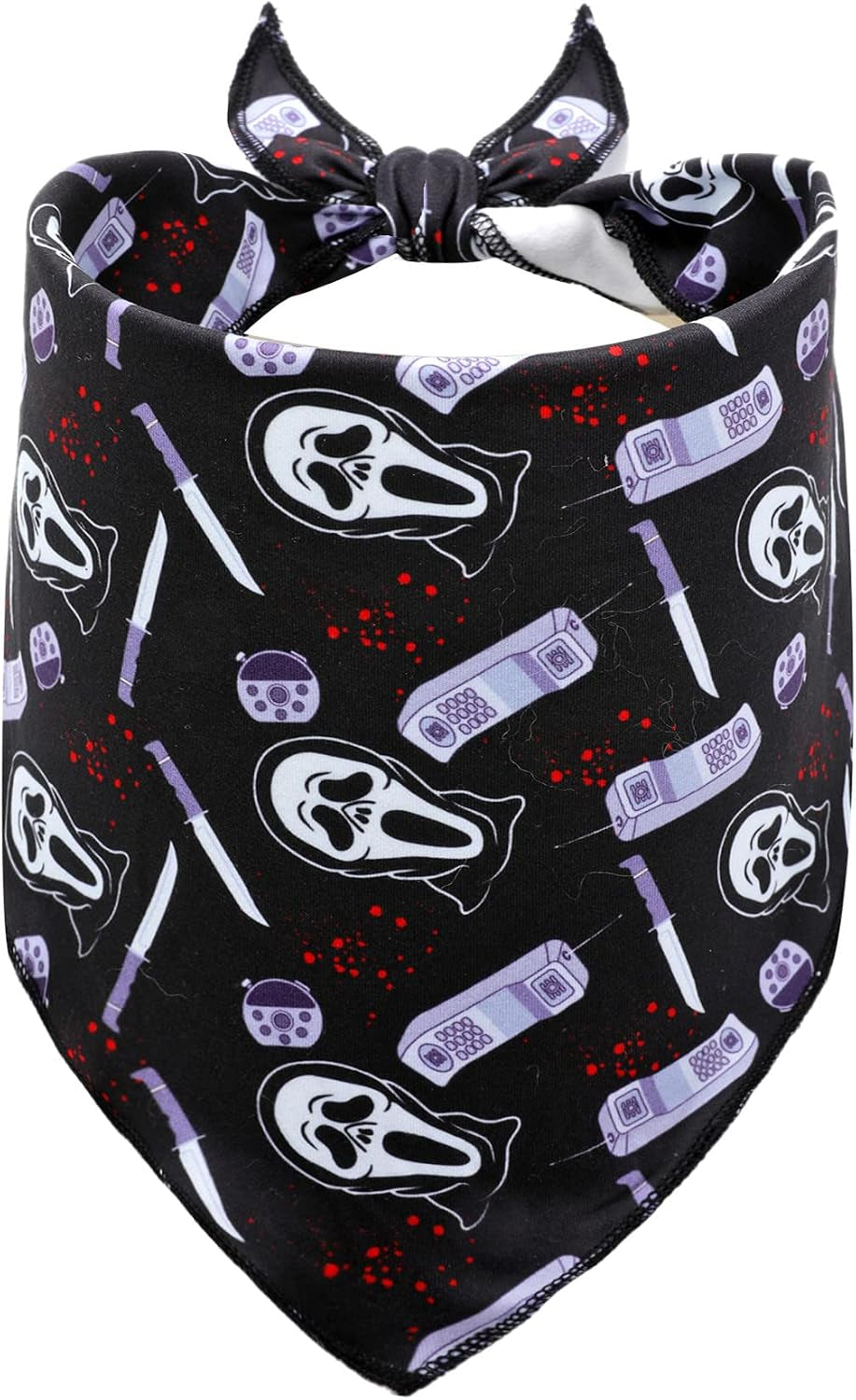 2 Pack Halloween Dog Bandana, Triangle Bibs Scarf for Small Medium Large Dogs Boy Girl, Cat Kerchief