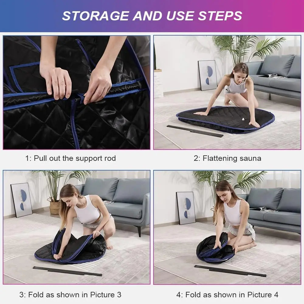 Portable Personal Steam Sauna Tent with Steamer