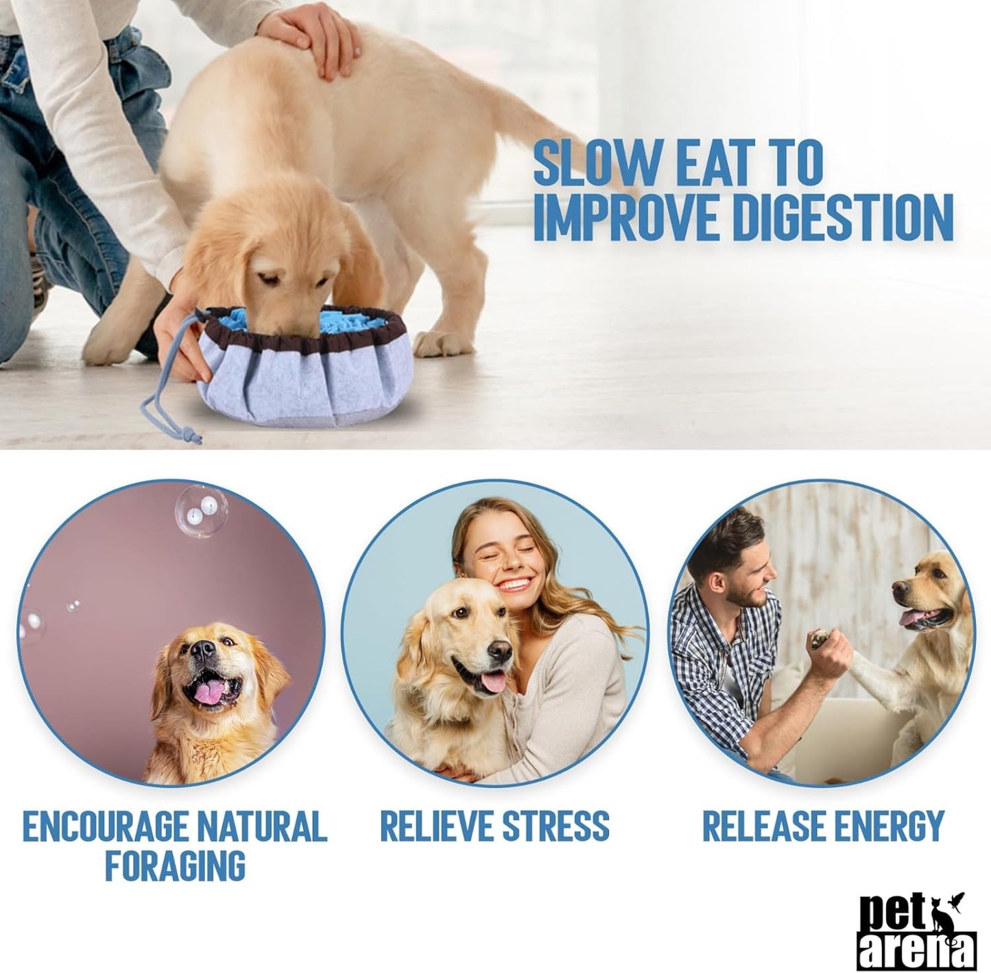 Snuffle Mat for Dogs - Interactive Puzzle Slow Feeder