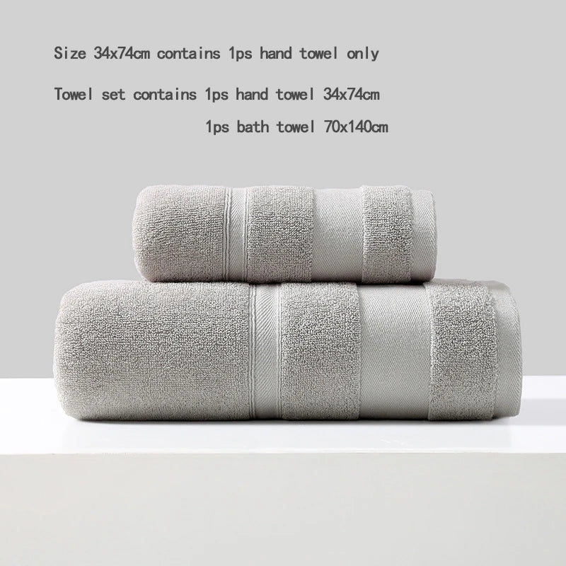 Cotton Bath Towel Set (2-Piece)