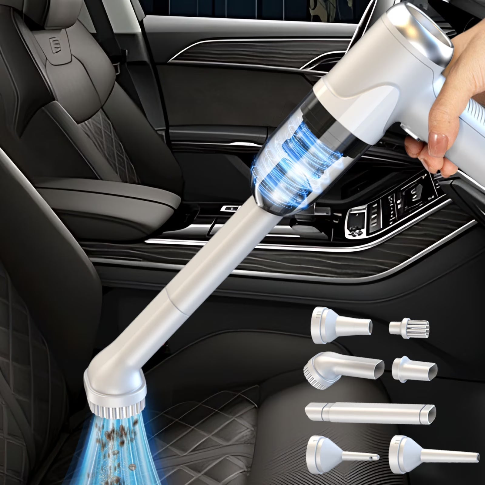Mini Handheld Cordless Vacuum — Portable Car & Home Vacuum Cleaner