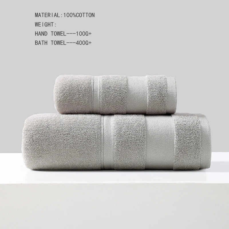 Cotton Bath Towel Set (2-Piece)