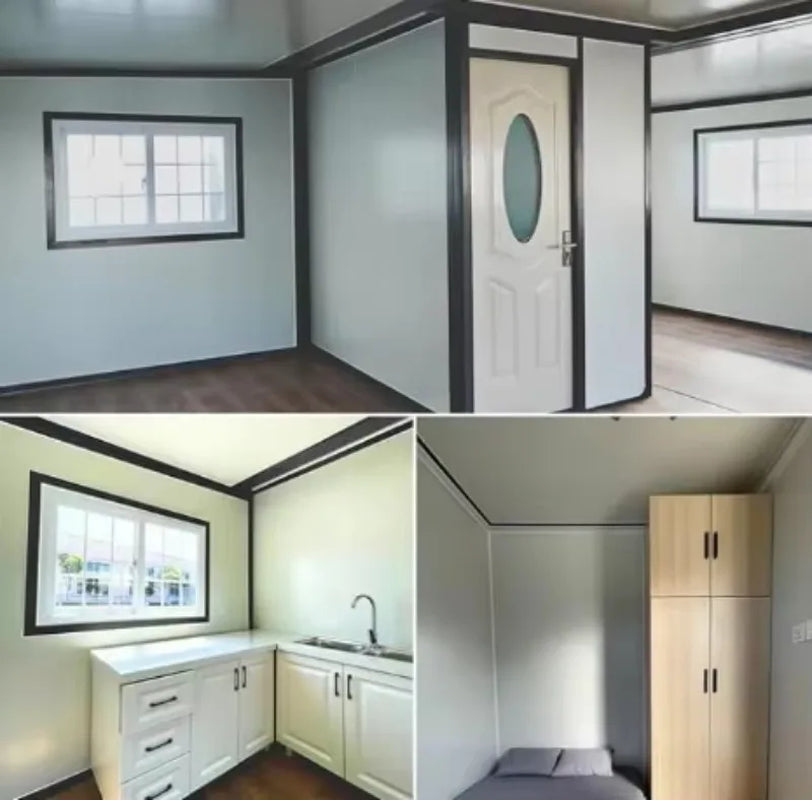 Expandable Collapsible Container Home with Bathroom (2/3/4 BR)