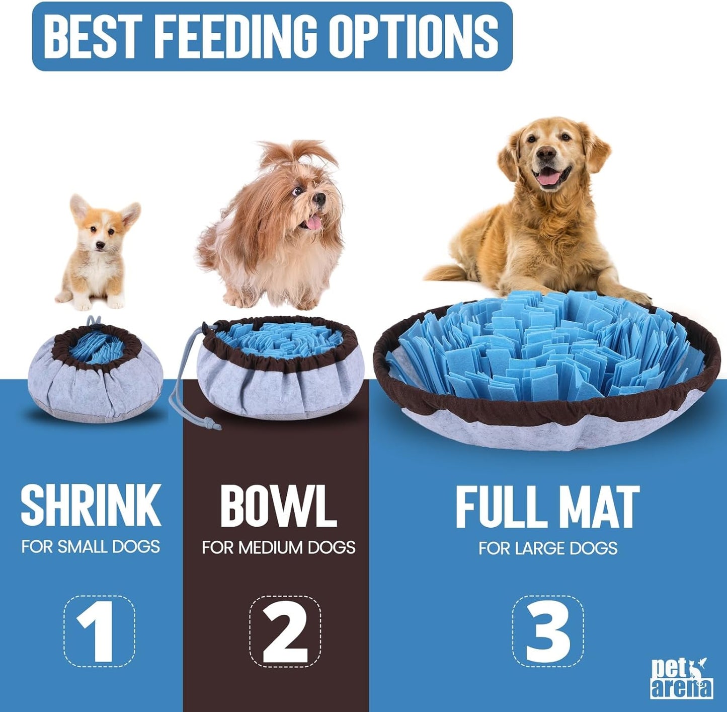 Snuffle Mat for Dogs - Interactive Puzzle Slow Feeder