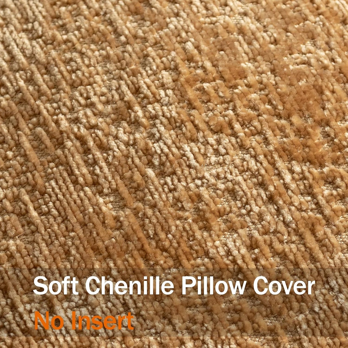 Boucle Throw Pillow Covers — Soft Chenille Textured Accent Cushion Covers for Living Room