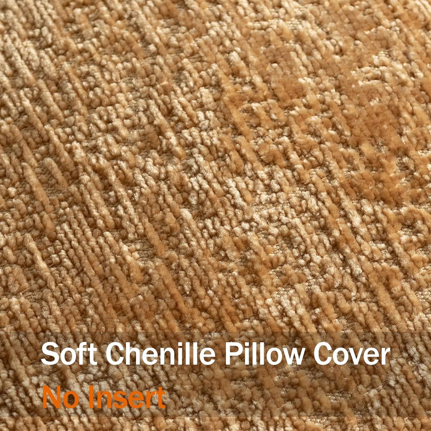 Boucle Throw Pillow Covers — Soft Chenille Textured Accent Cushion Covers for Living Room