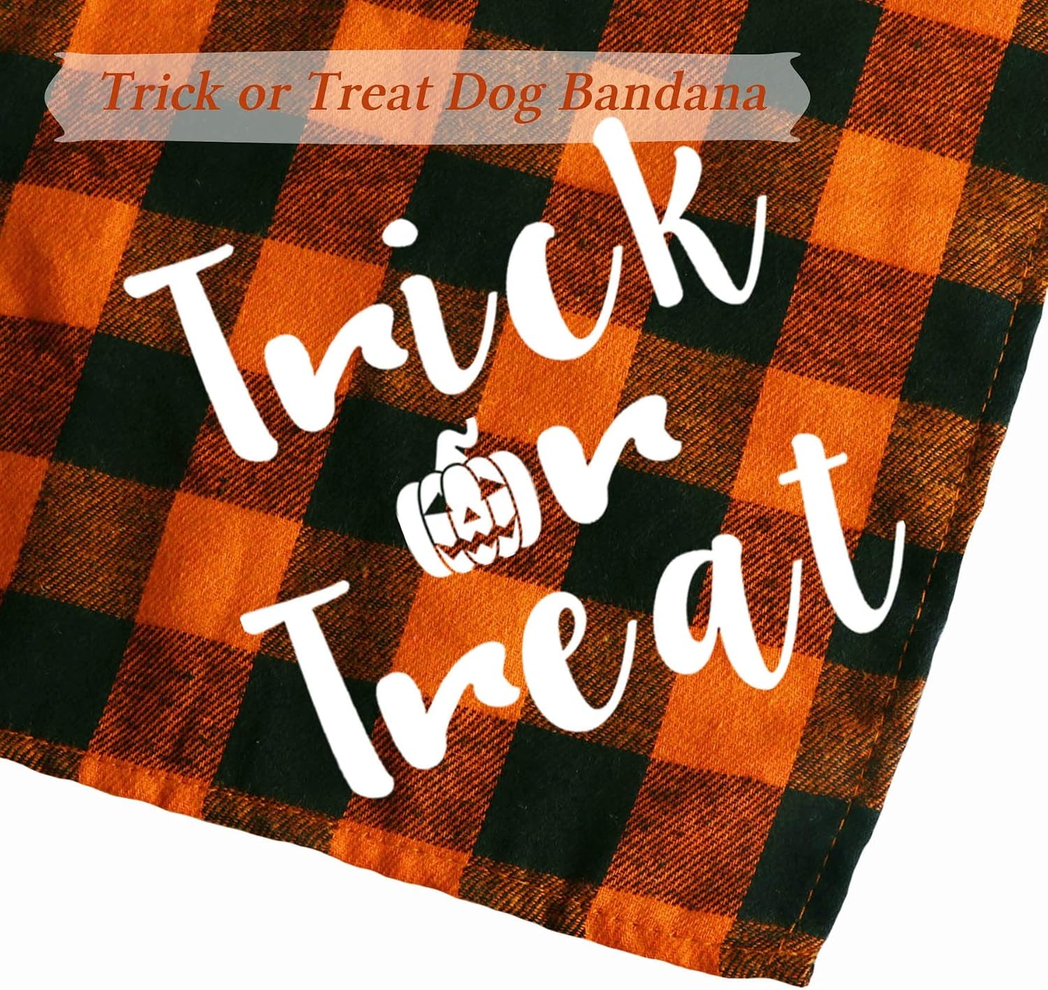 Holiday Plaid Dog Bandanas, 6 Pack Halloween Thanksgiving Day Christmas Dogs Bandana for Holiday Dog Puppy Costumes Decorations