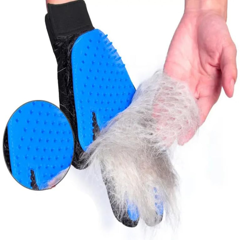 Gentle Pet Grooming Glove - Efficient Hair & Fur Removal Brush