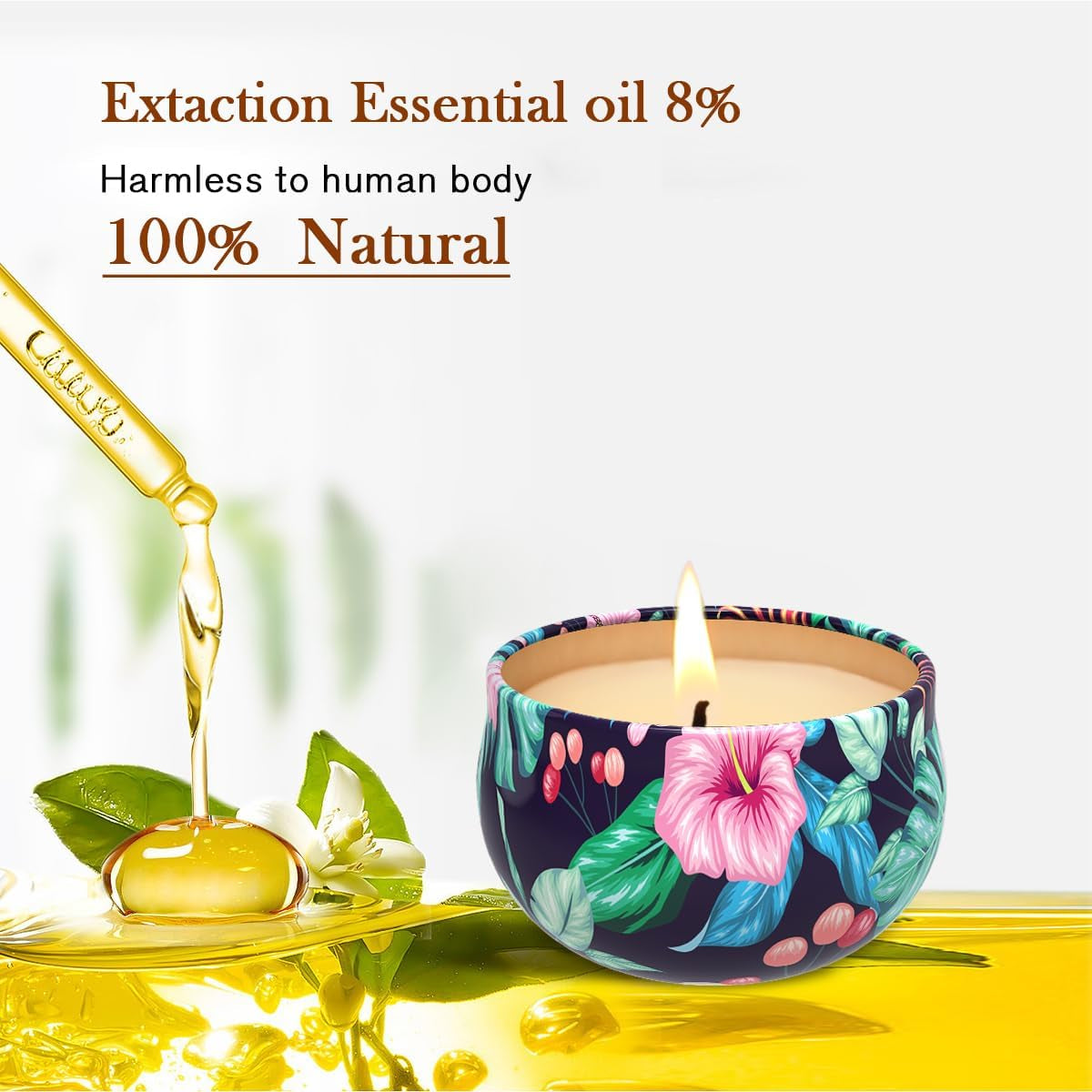 Petite Luxe Scented Candle Trio — 3 Soy Aromatherapy Candles Gift Set | Cozy Luxury Home Fragrance