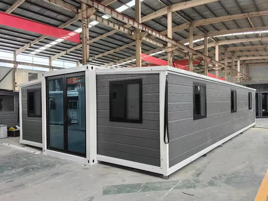 Double-Wing Extended Wooden Container Tiny House (20/40Ft)