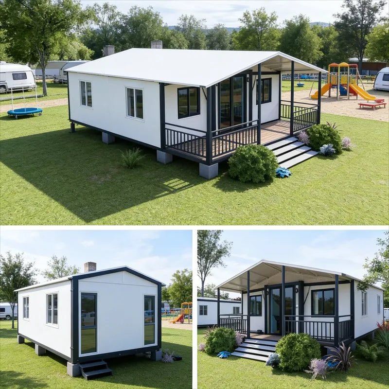 Expandable Folding Container House with Panoramic Windows
