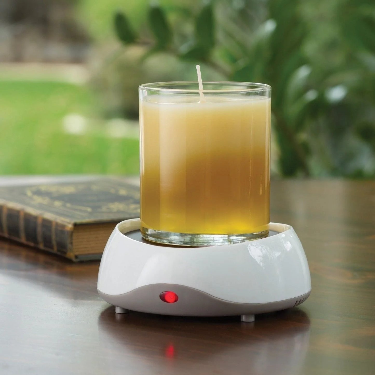Classic Candle Warmer Plate with Auto Shut-Off — Electric Jar Candle Warmer | Safe Flameless Wax Warming Dish