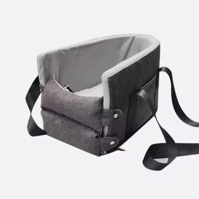 Portable Dog Car Seat & Travel Carrier - Safety Bed for Small Dogs & Cats