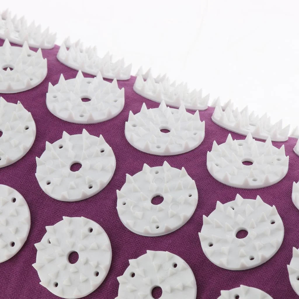 Acupressure Massage Mat & Pillow Set — Back & Neck Pain Relief