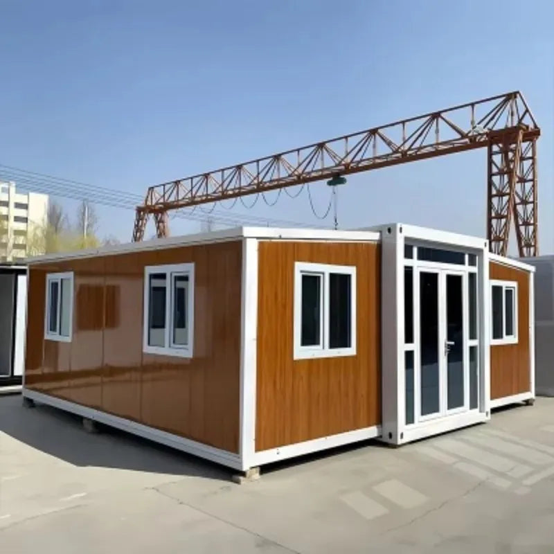 Foldable Prefab Tiny Home Cabin with Panoramic Window