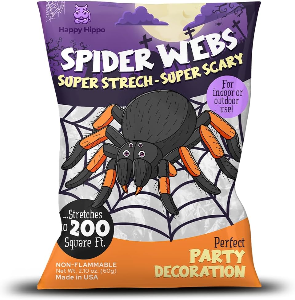 Halloween Spider Web Decoration 200 Sq Ft