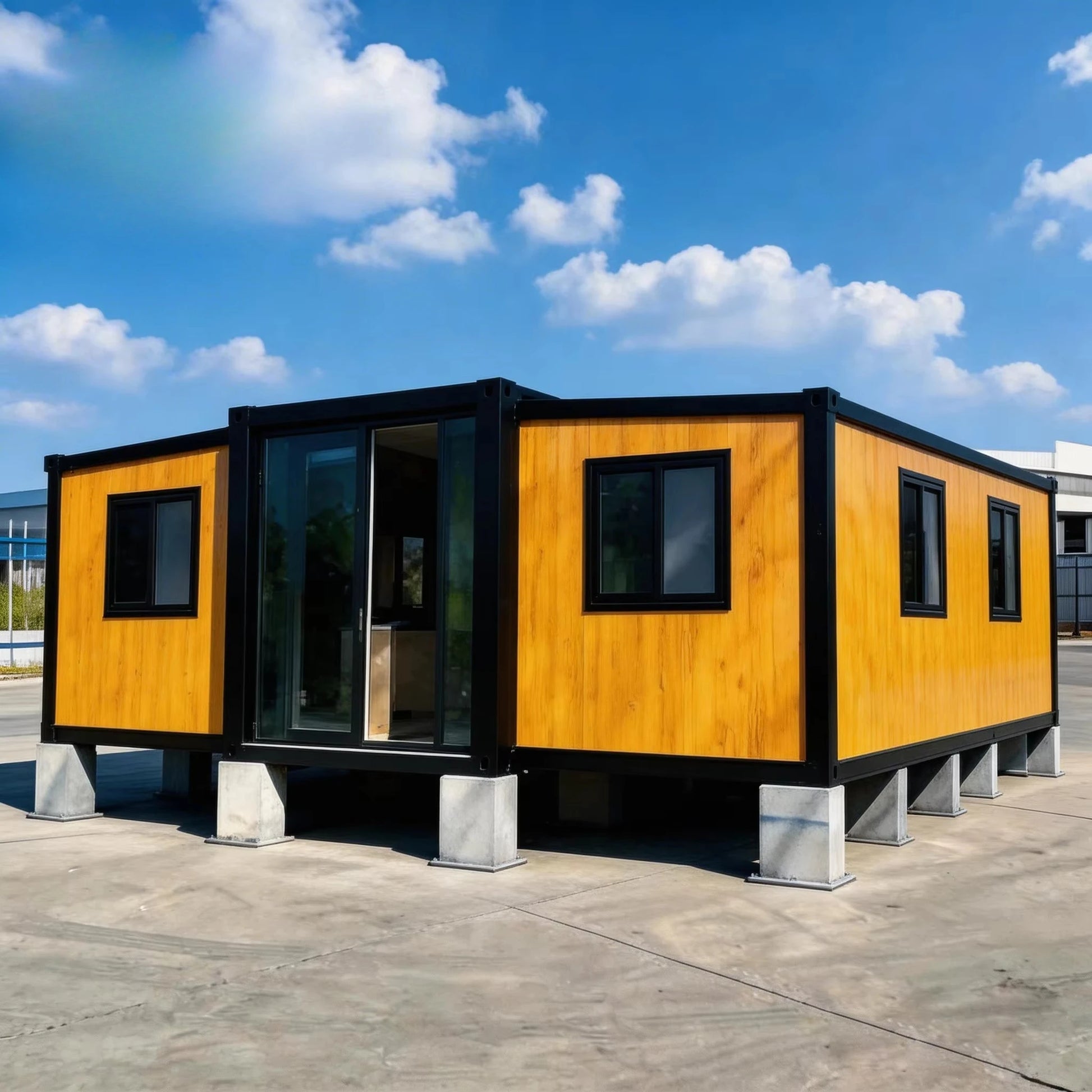 Modern Prefab Foldable Container House / Modular Home