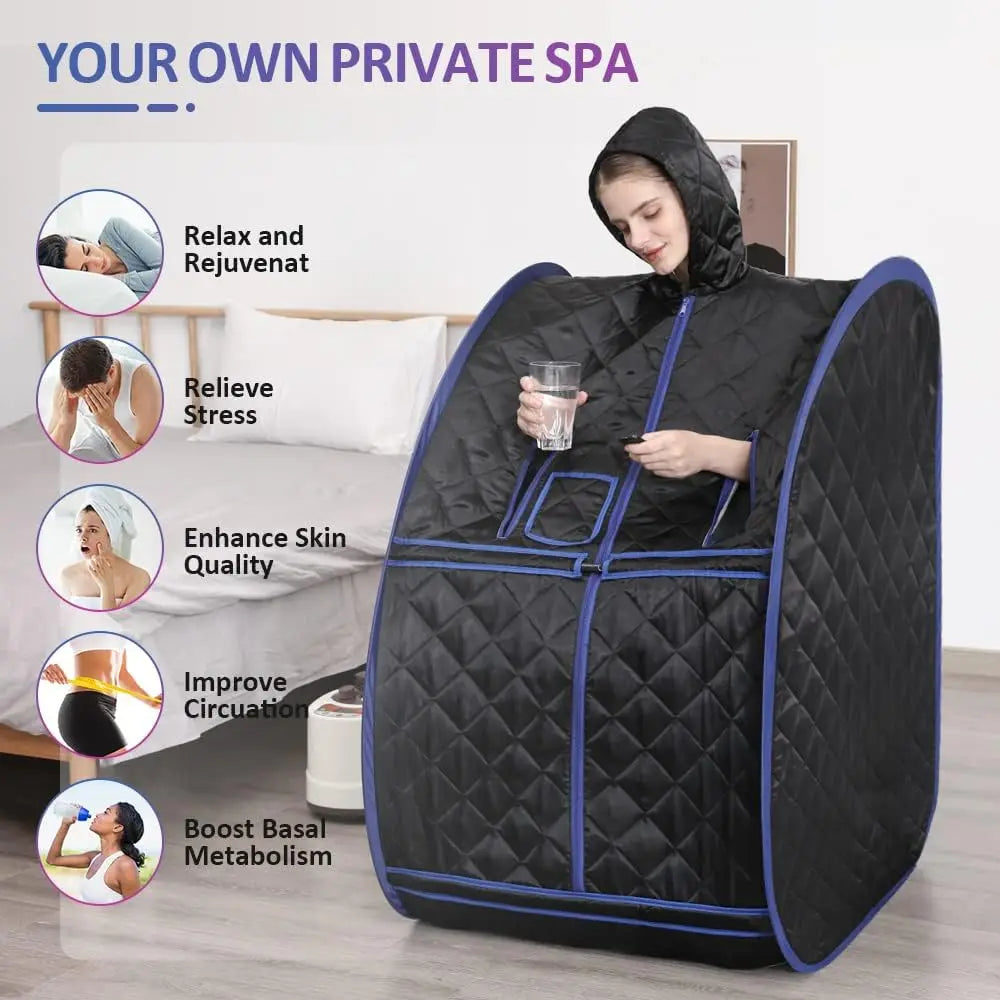 Portable Personal Steam Sauna Tent with Steamer