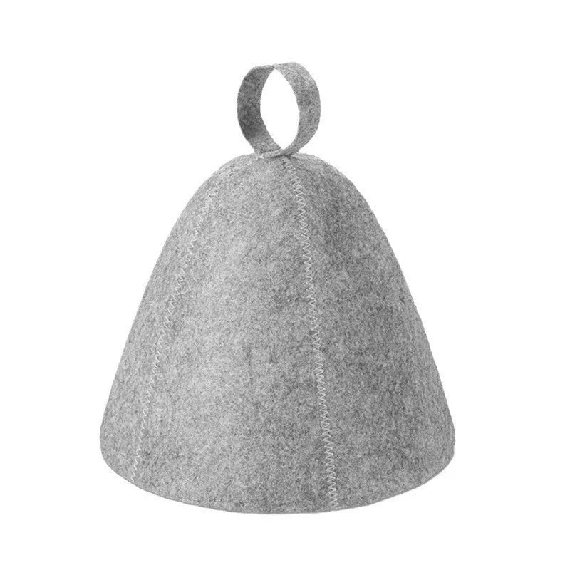 Wool Felt Finnish Sauna Hat (Unisex)