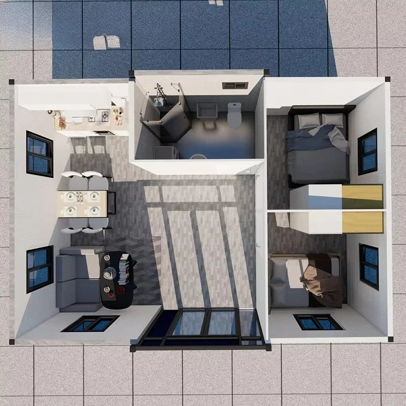 Extendable Modular Prefab Home (3-5 Bedroom)