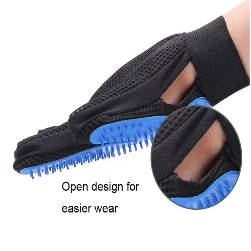 Gentle Pet Grooming Glove - Efficient Hair & Fur Removal Brush