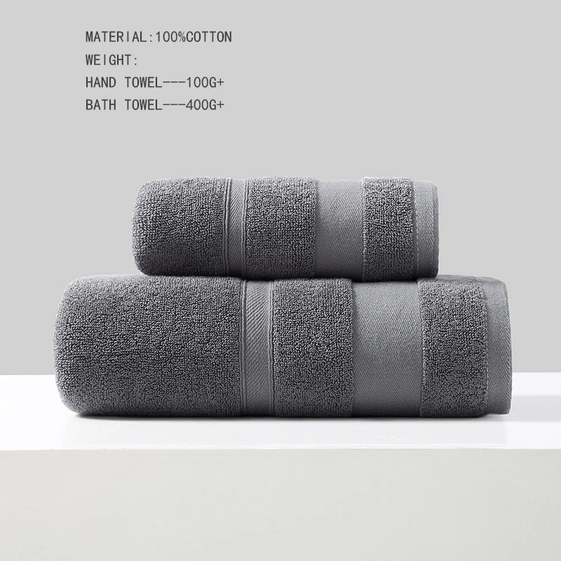 Cotton Bath Towel Set (2-Piece)