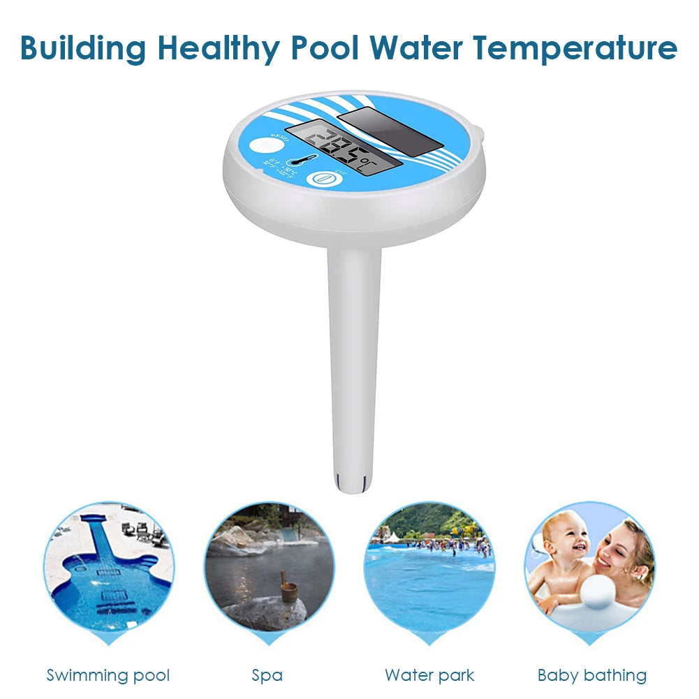 Floating Solar Digital Thermometer for Cold Plunge & Spa