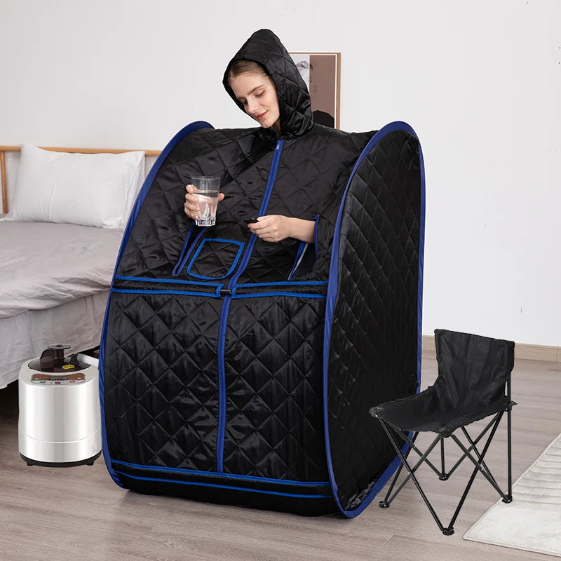 Portable Personal Steam Sauna Tent with Steamer