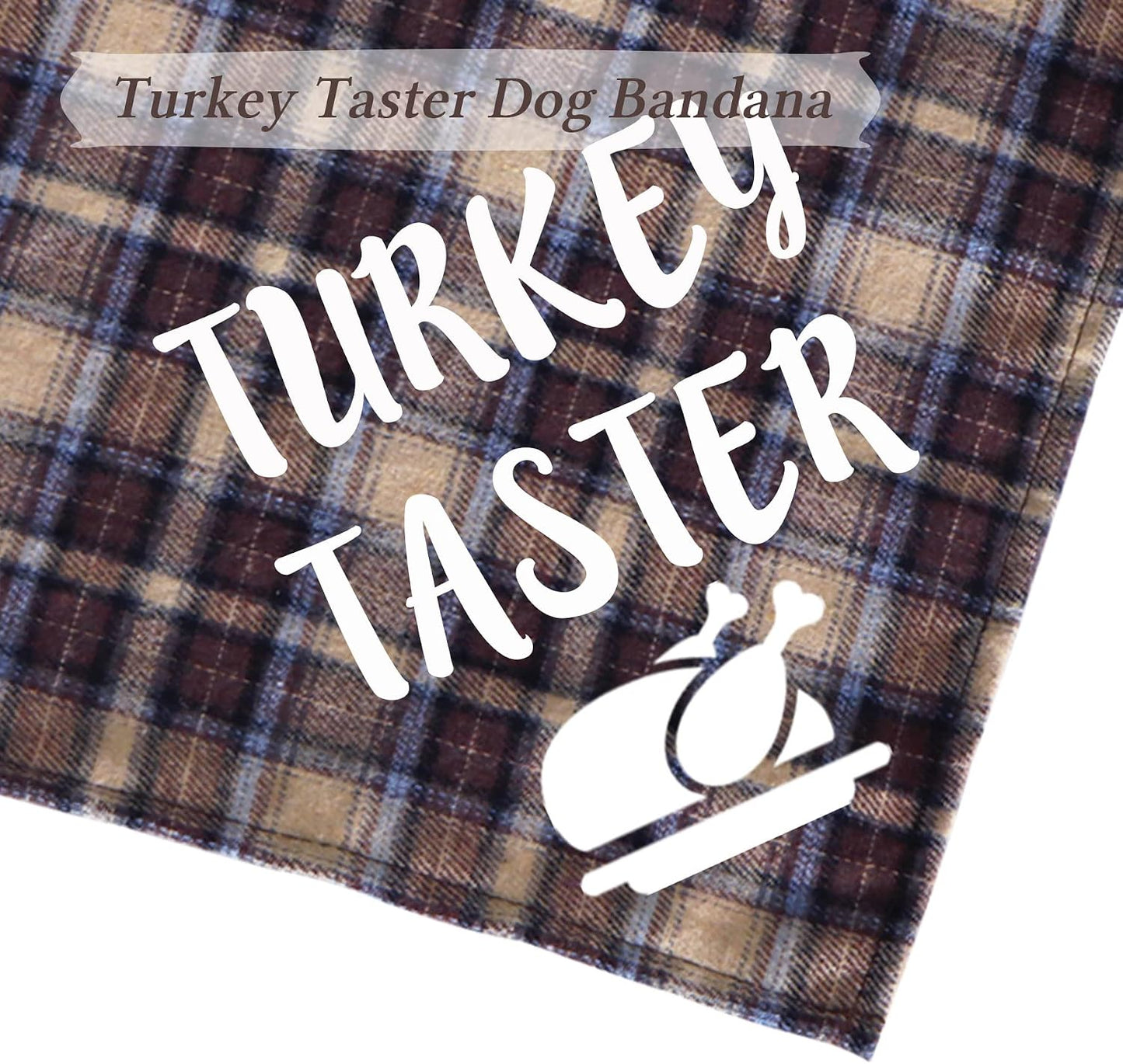Holiday Plaid Dog Bandanas, 6 Pack Halloween Thanksgiving Day Christmas Dogs Bandana for Holiday Dog Puppy Costumes Decorations