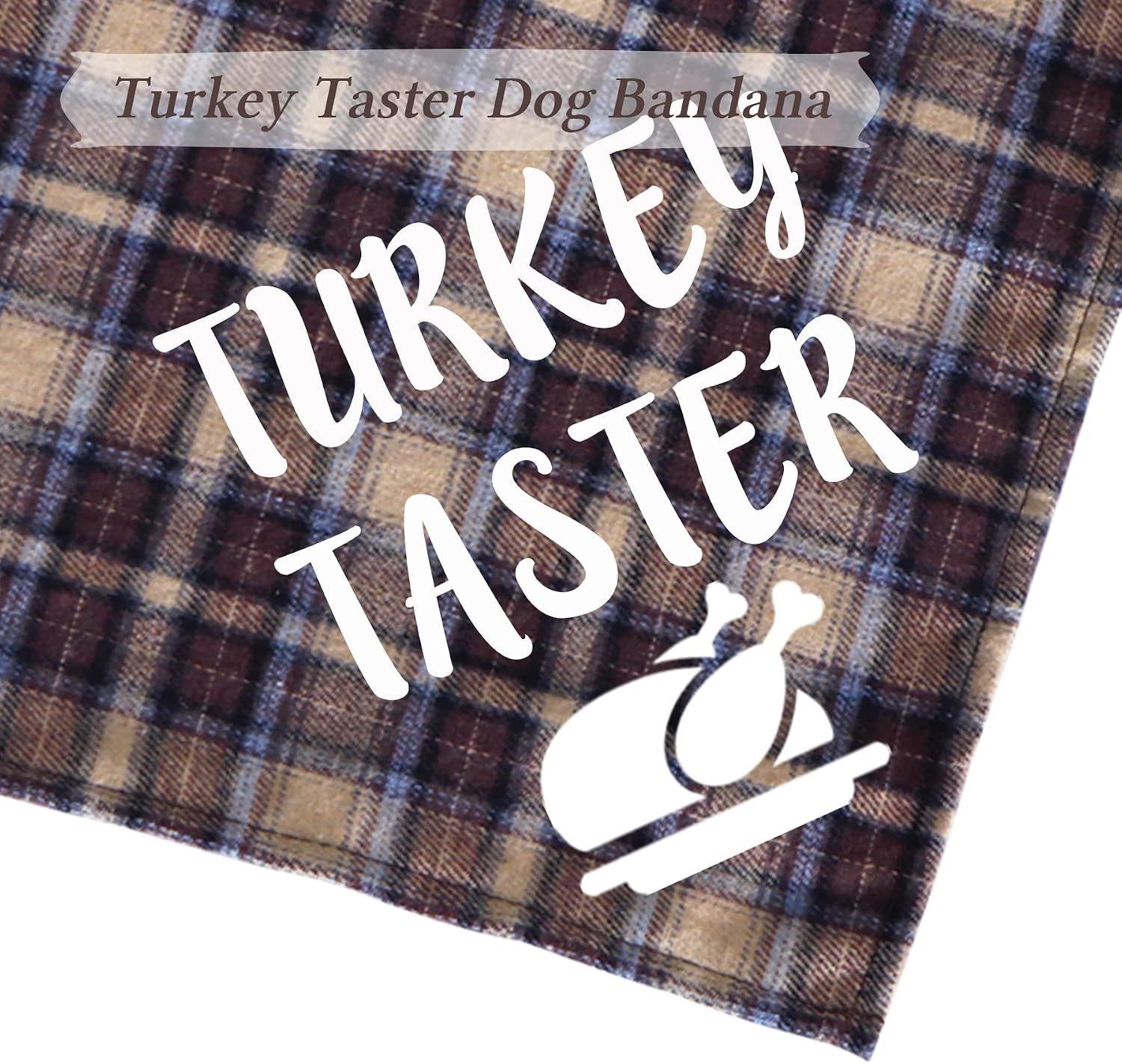 Holiday Plaid Dog Bandanas, 6 Pack Halloween Thanksgiving Day Christmas Dogs Bandana for Holiday Dog Puppy Costumes Decorations