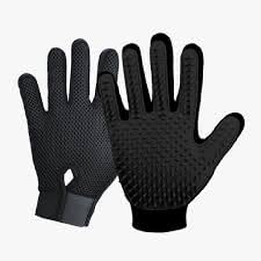 Gentle Pet Grooming Glove - Efficient Hair & Fur Removal Brush