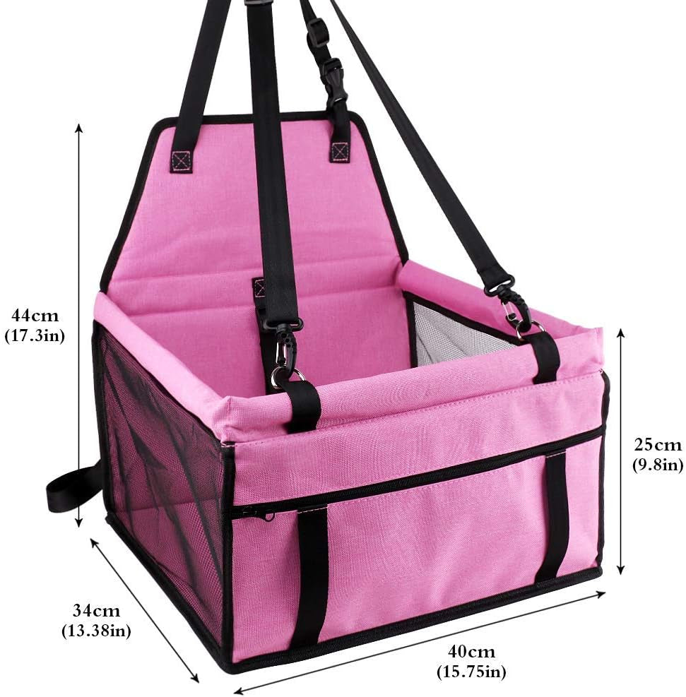 Paw Harbor Foldable Dog Car Seat & Travel Carrier