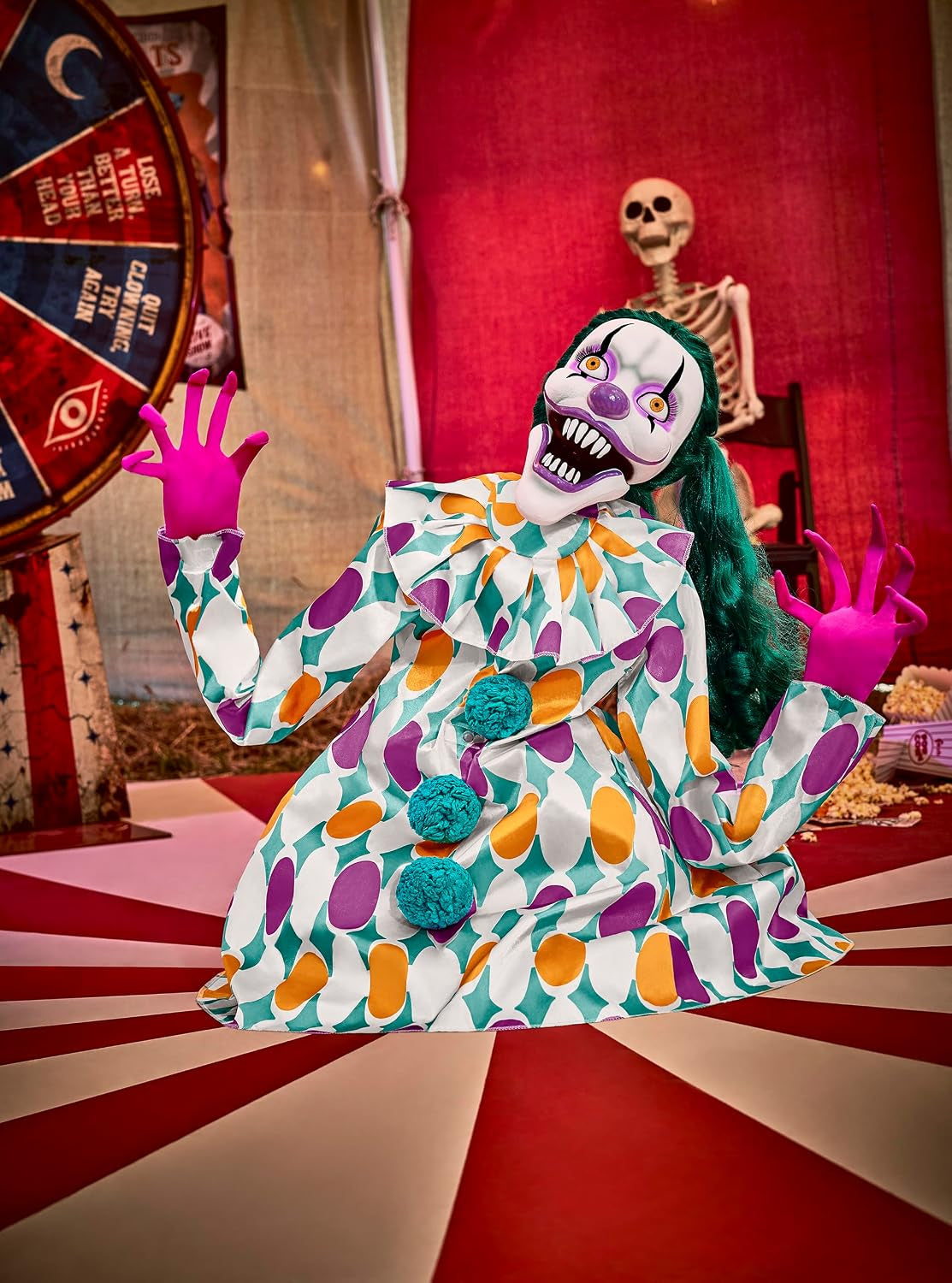 2.5Ft Lucky Liz Animatronic — Motion Halloween Prop