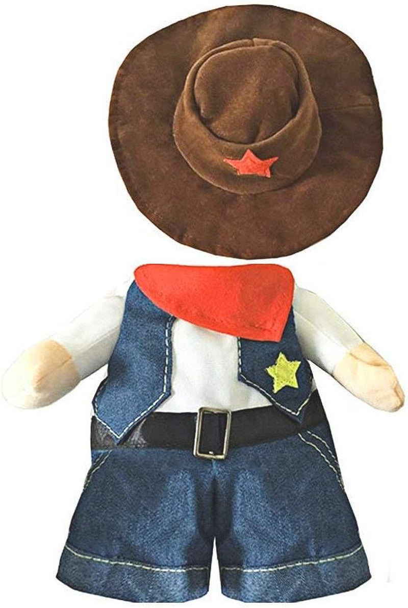 Cowboy Dog Costume fit
