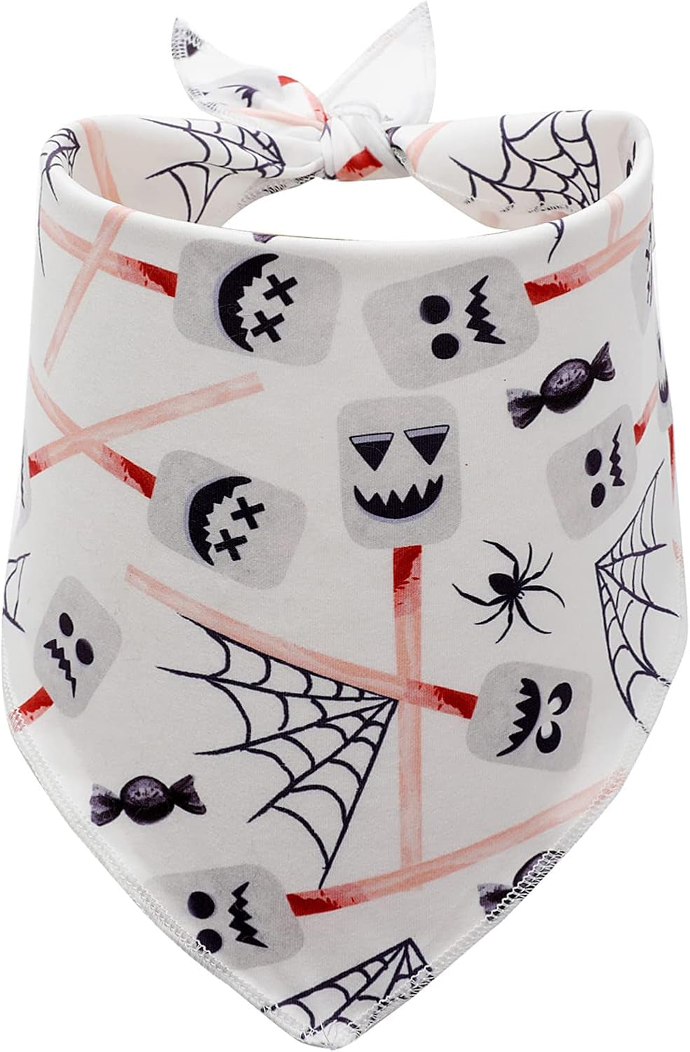 2 Pack Halloween Dog Bandana, Triangle Bibs Scarf for Small Medium Large Dogs Boy Girl, Cat Kerchief