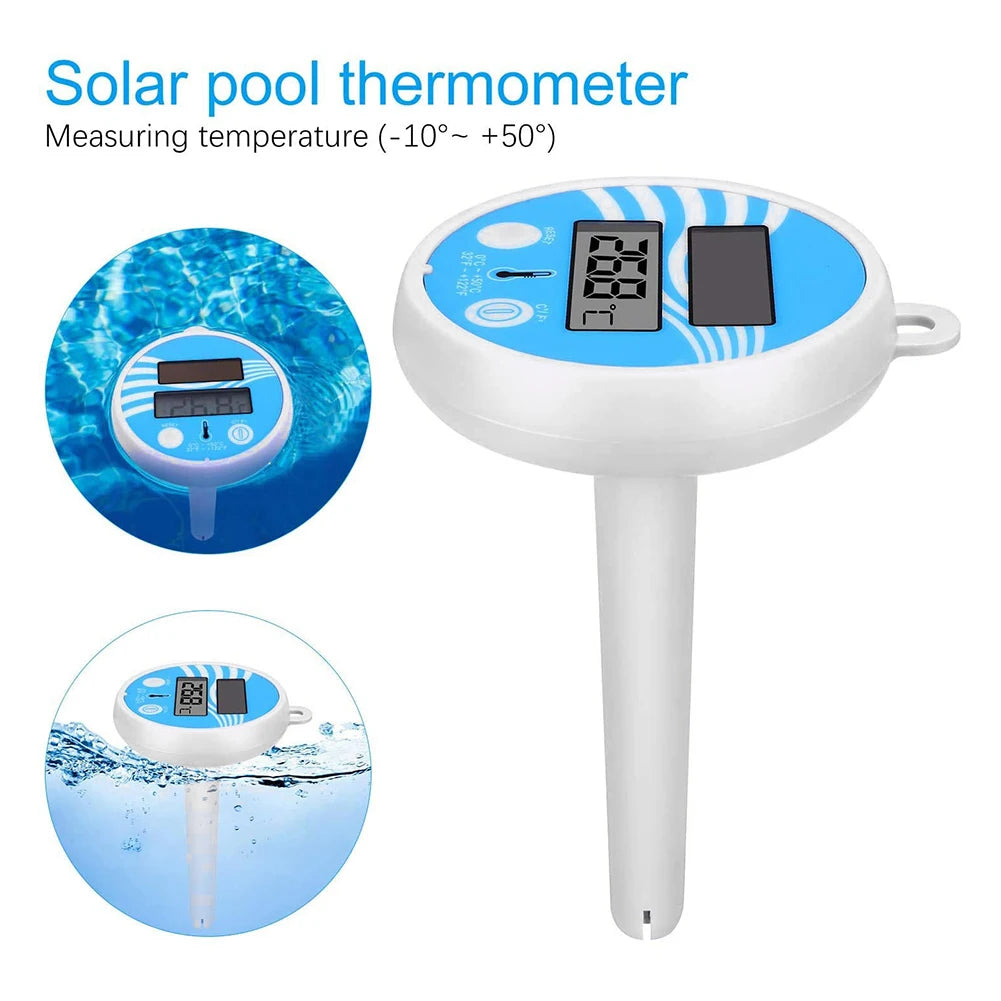 Floating Solar Digital Thermometer for Cold Plunge & Spa