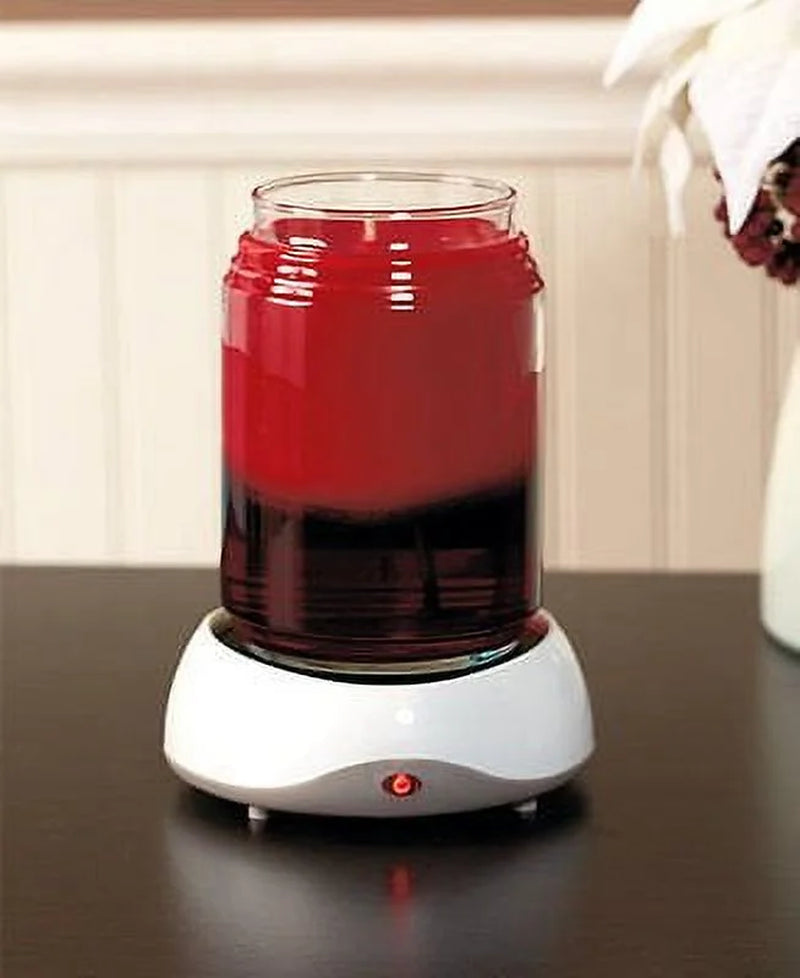 Classic Candle Warmer Plate with Auto Shut-Off — Electric Jar Candle Warmer | Safe Flameless Wax Warming Dish