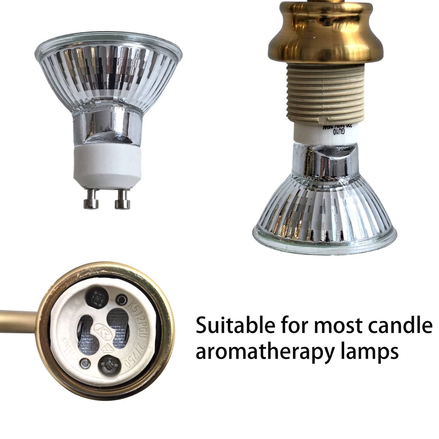 35W Candle Warmer Replacement Bulbs (2-Pack) — Halogen Wax Warmer Lamp Bulbs | Fits Most Candle Warmer Lamps