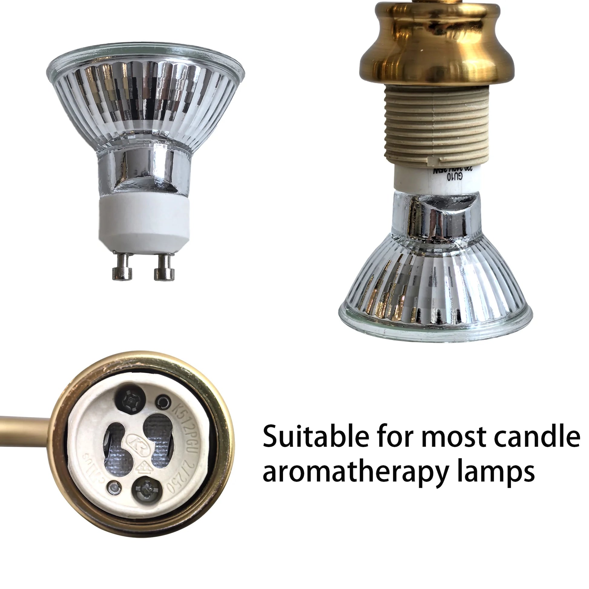 35W Candle Warmer Replacement Bulbs (2-Pack) — Halogen Wax Warmer Lamp Bulbs | Fits Most Candle Warmer Lamps