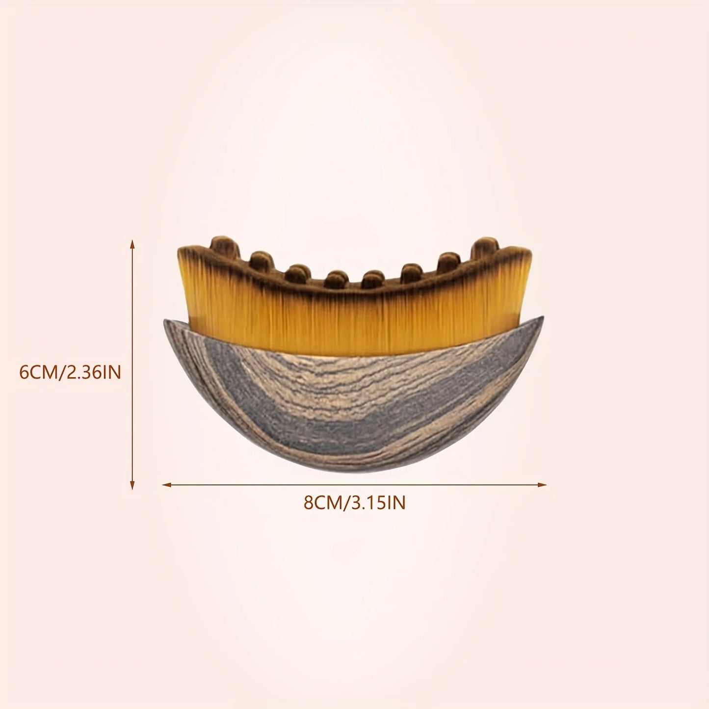 Natural Bristle Dry Body Brush for Lymphatic Massage