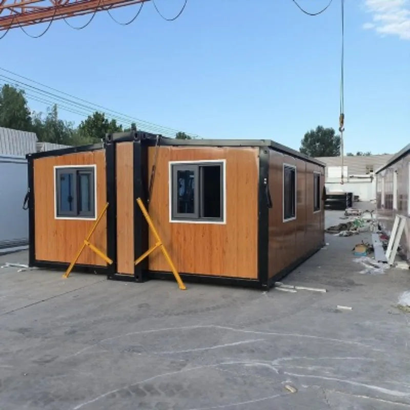 Expandable Folding Container House with Panoramic Windows