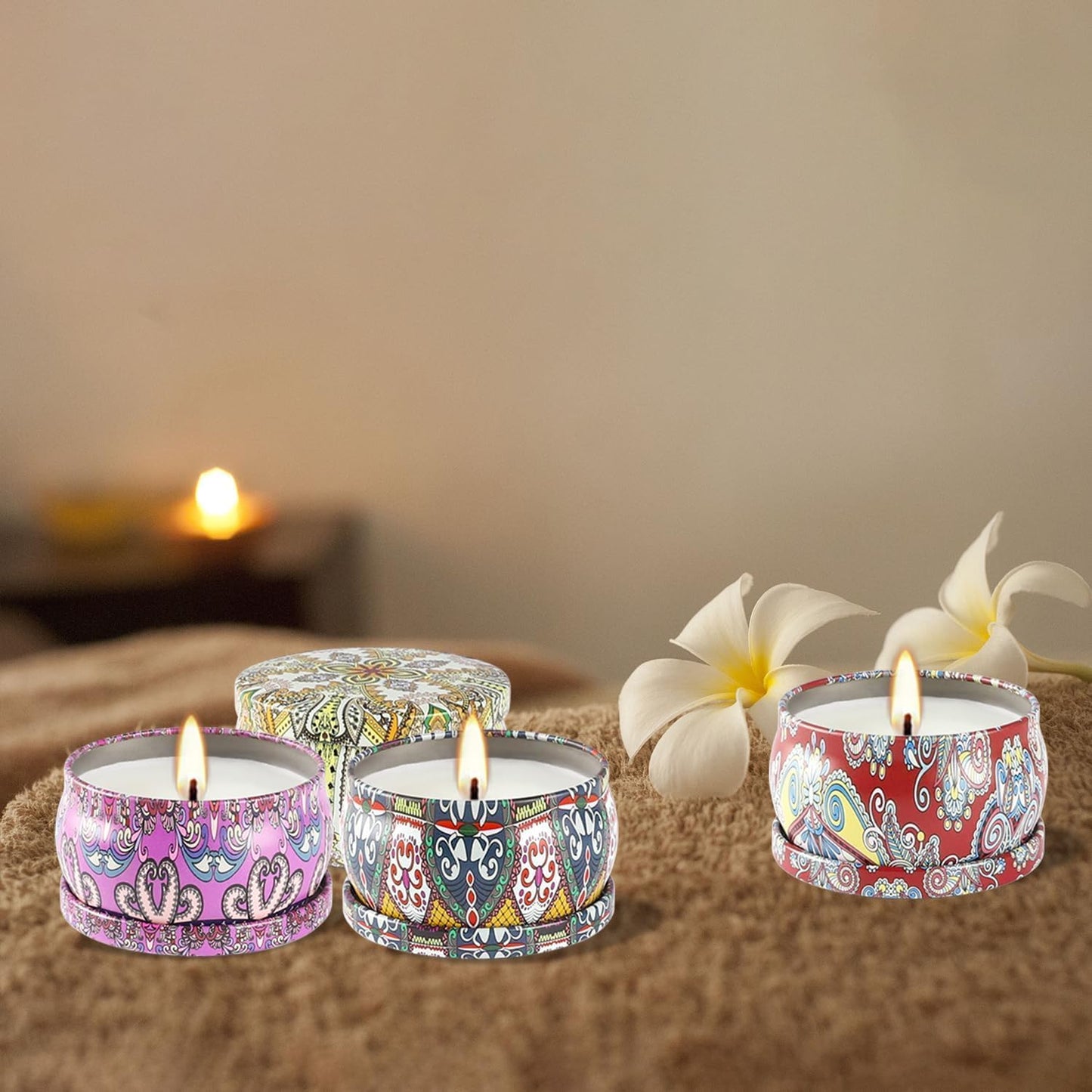 Harbor Home Scented Soy Candle Collection — 24 Aromatherapy Candles Gift Set | Luxury Home Fragrance for Candle Warmers