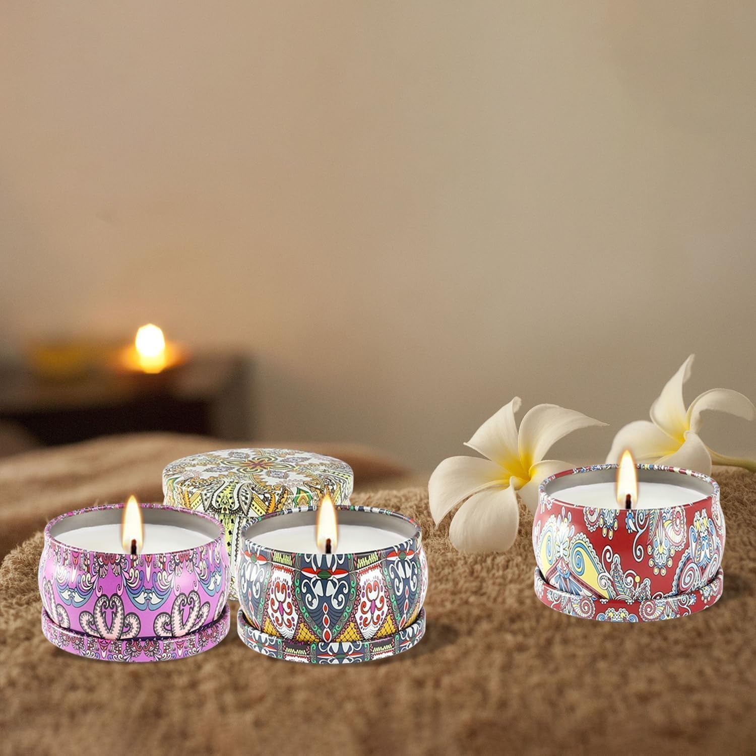 Harbor Home Scented Soy Candle Collection — 24 Aromatherapy Candles Gift Set | Luxury Home Fragrance for Candle Warmers