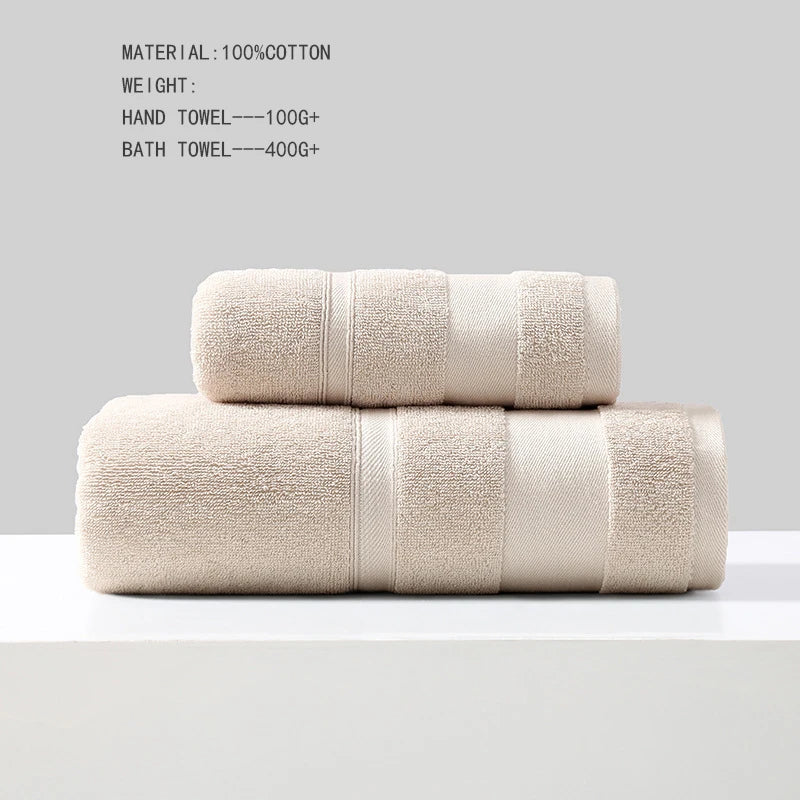 Cotton Bath Towel Set (2-Piece)